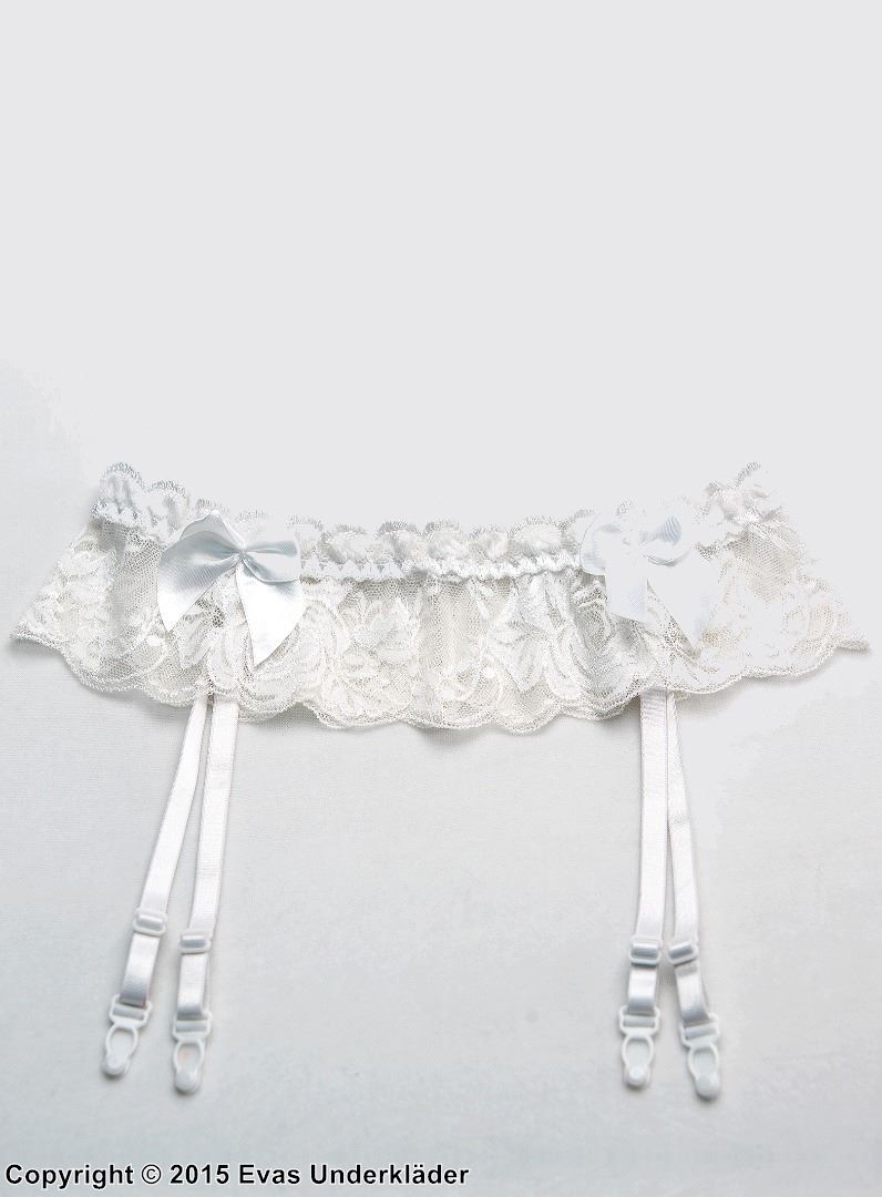 Pretty lace band garter belt 